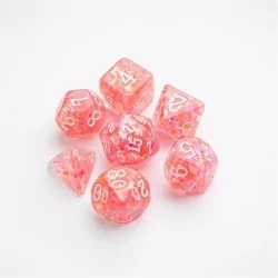 Peach RPG Dice Set (7pcs) de Gamegenic en Dados | La Cueva Roja