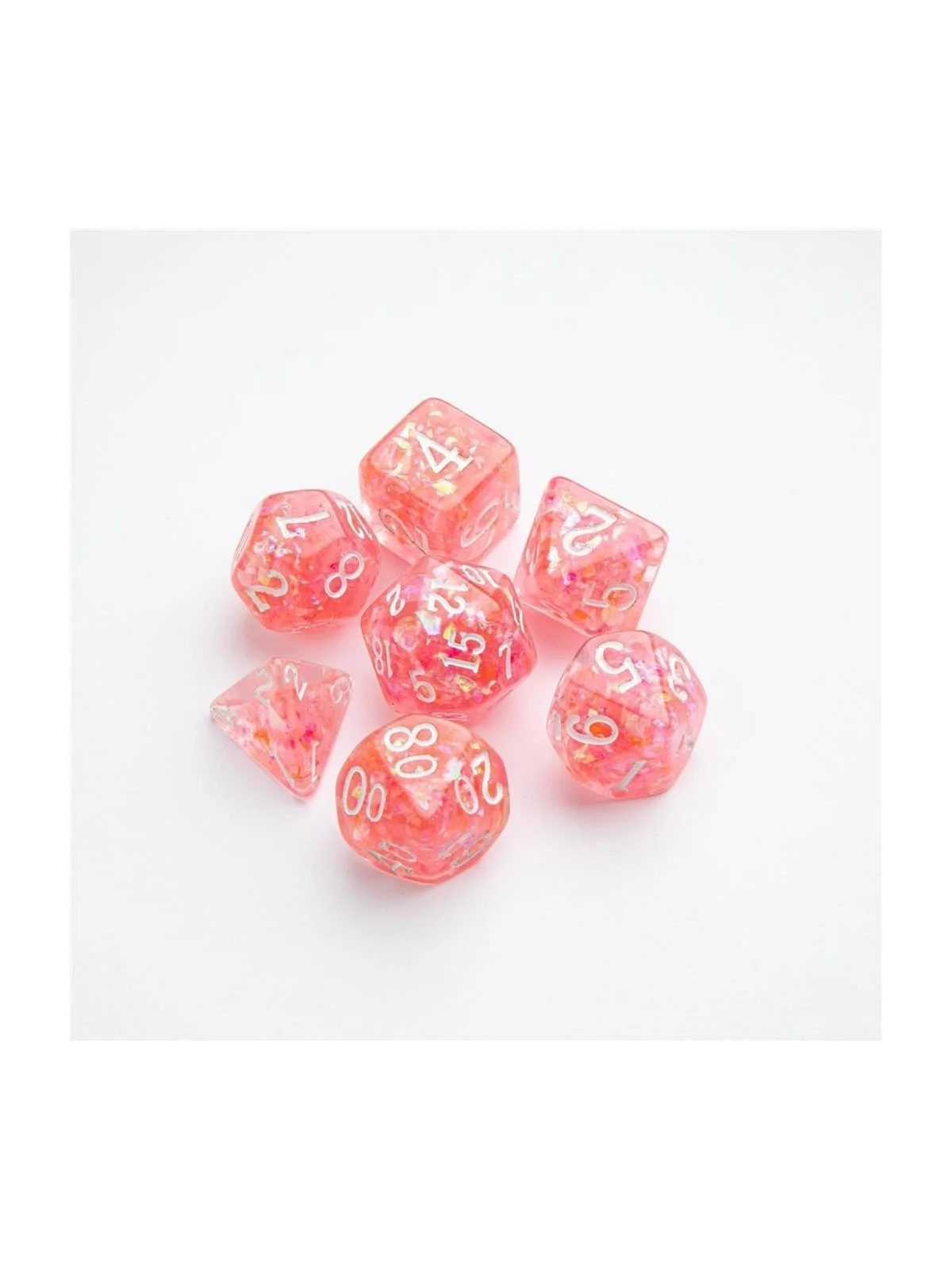 Peach RPG Dice Set (7pcs) de Gamegenic en Dados | La Cueva Roja