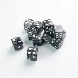 Moon D6 Dice Set 16 mm (12 pcs) de Gamegenic en Dados | La Cueva Roja