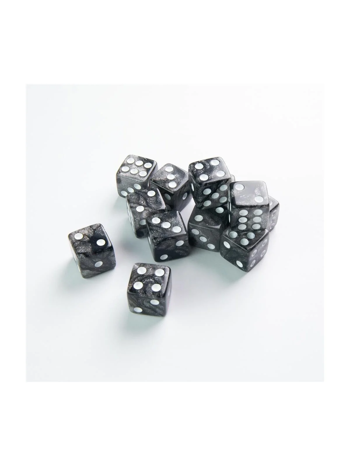 Moon D6 Dice Set 16 mm (12 pcs) de Gamegenic en Dados | La Cueva Roja