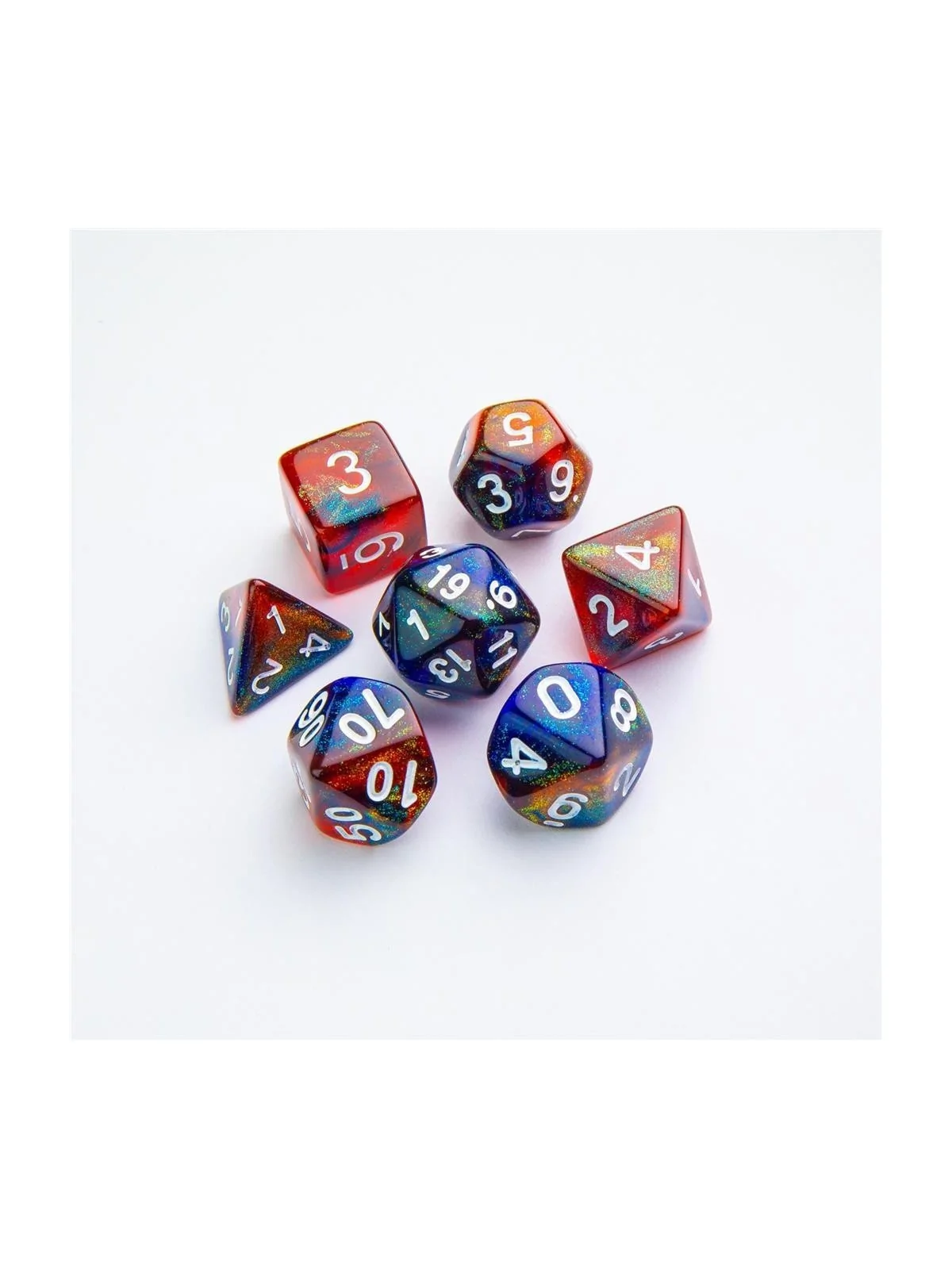 Mars RPG Dice Set (7pcs) de Gamegenic en Dados | La Cueva Roja