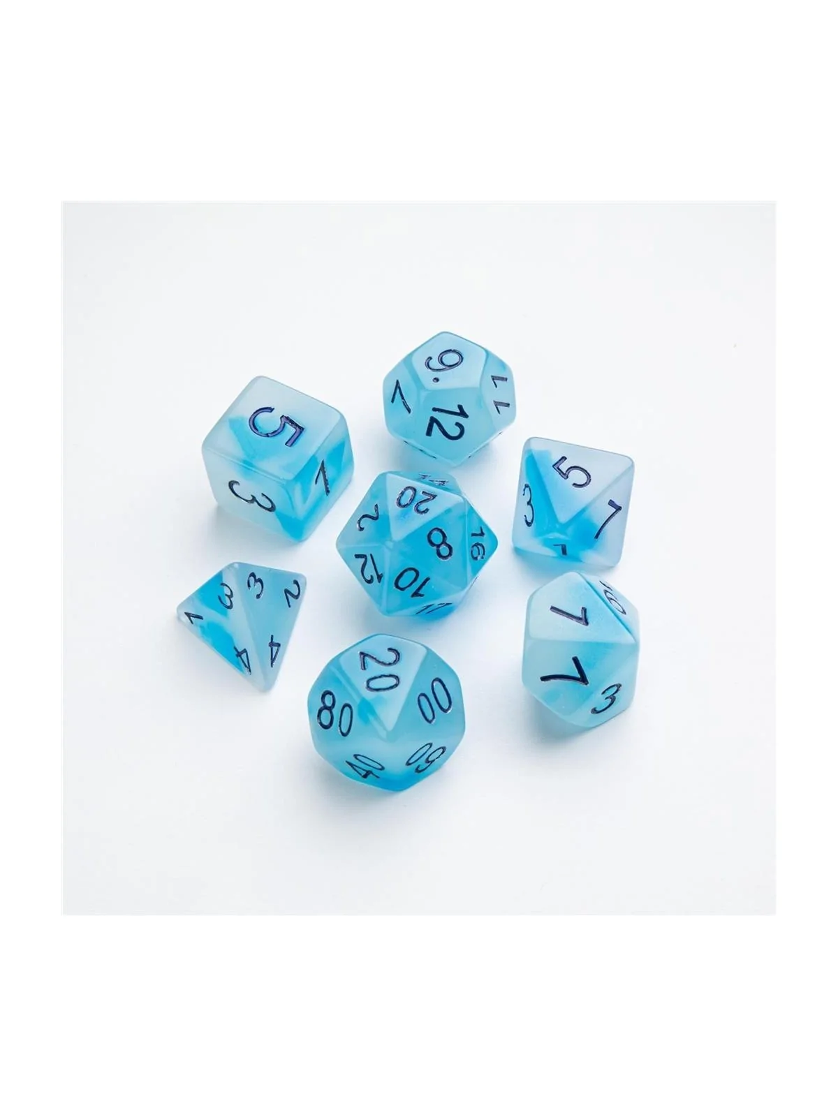 Icy Crumbs RPG Dice Set (7 pcs) de Gamegenic en Dados | La Cueva Roja