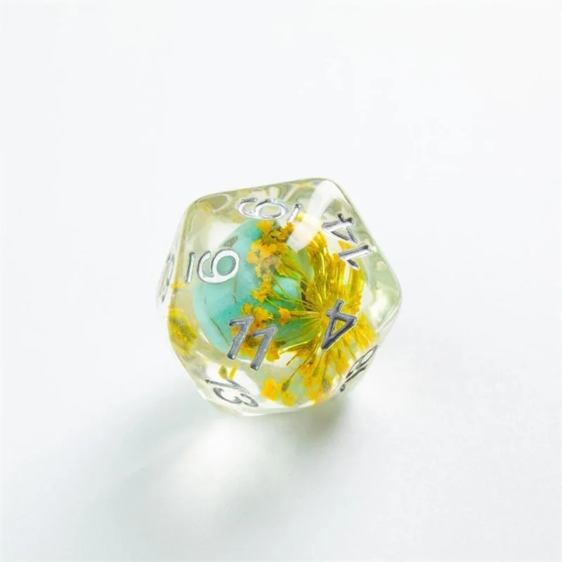 Green Skull RPG Dice Set (7pcs) de Gamegenic en Dados | La Cueva Roja