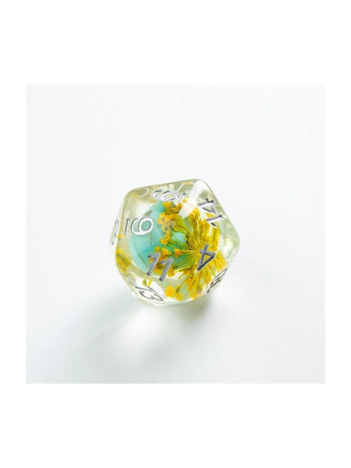 Green Skull RPG Dice Set (7pcs) de Gamegenic en Dados | La Cueva Roja