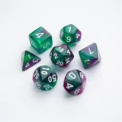 Aurora RPG Dice Set (7pcs) de Gamegenic en Dados | La Cueva Roja