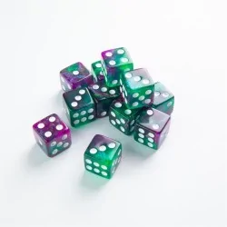 Aurora D6 Dice Set 16 mm (12 pcs) de Gamegenic en Dados | La Cueva Roja