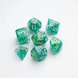 Mint RPG Dice Set (7pcs) de Gamegenic en Dados | La Cueva Roja