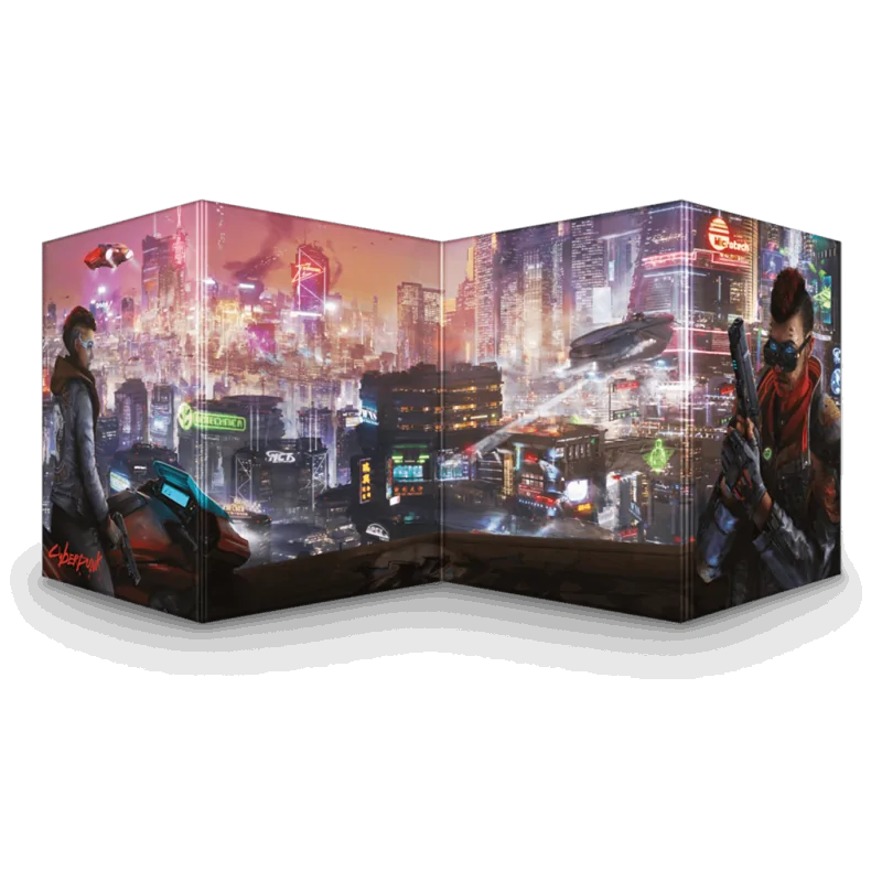Cyberpunk Red: Pantalla de Datos de Holocubierta en Juegos de Rol | La Cueva Roja
