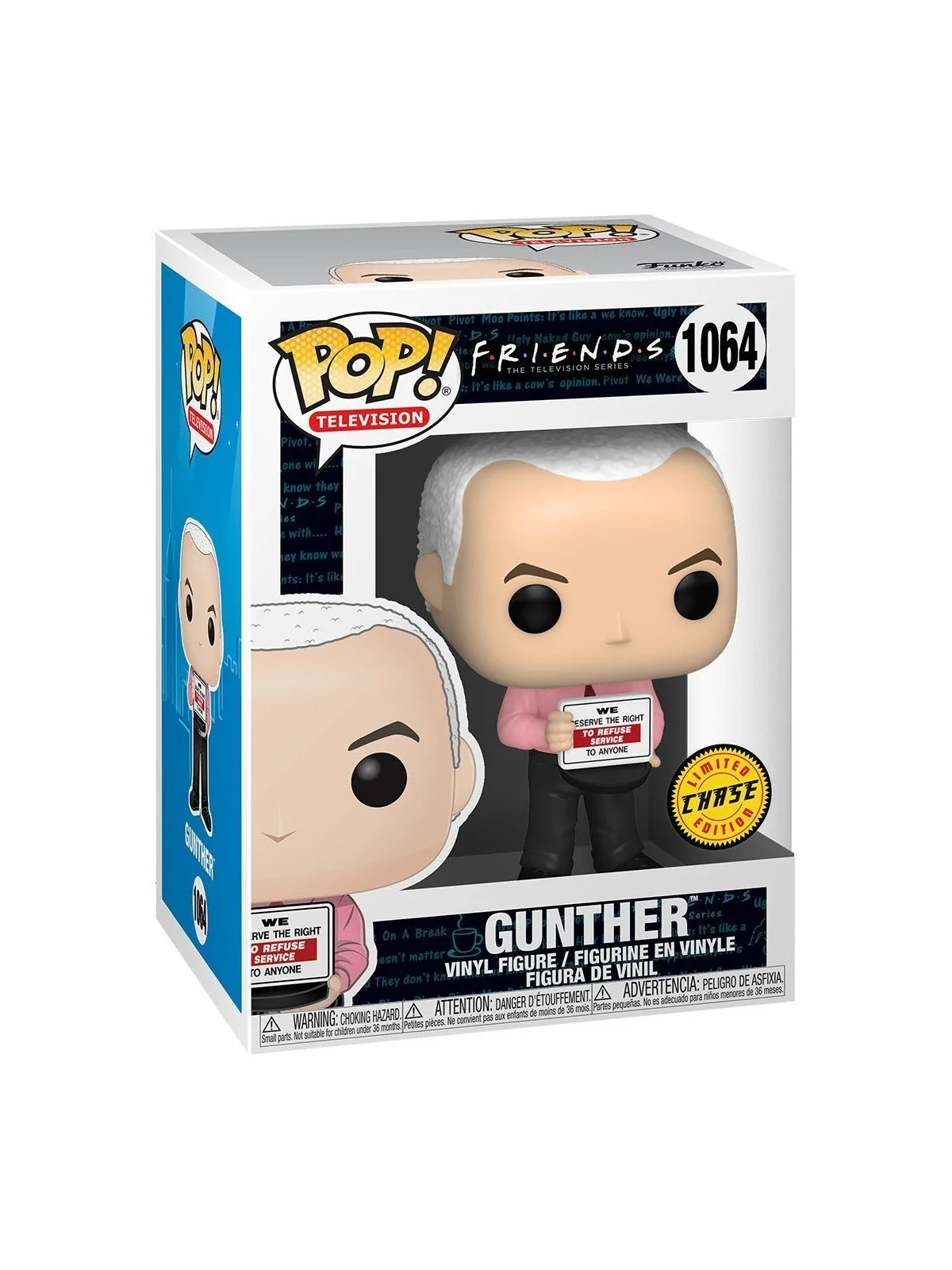 Funko POP! Series TV Friends Gunther Limited Edicion Chase (1064) de Funko en Funko Pop | La Cueva Roja