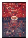 Pack Colgador con Poster Stranger Things The Upside Down de Grupo Erik en Decoración | La Cueva Roja