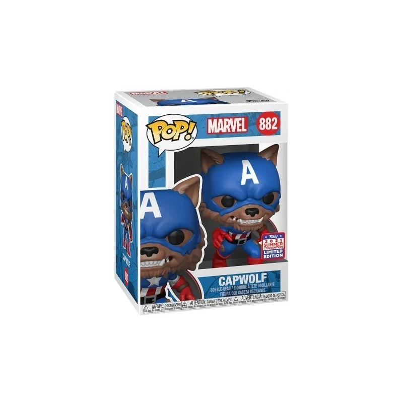 Funko POP! Marvel Capitan America Capwolf Edicion Limitada (882) de Funko en Funko Pop | La Cueva Roja