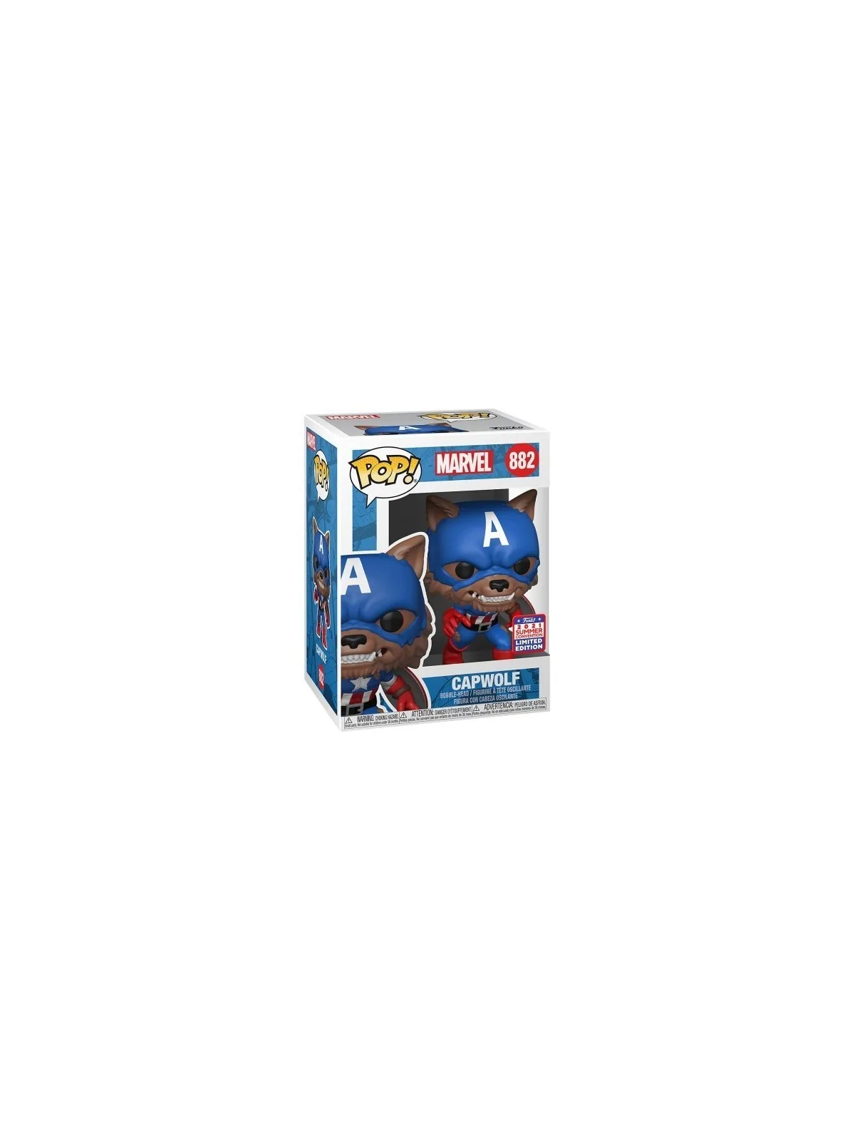 Funko POP! Marvel Capitan America Capwolf Edicion Limitada (882) de Funko en Funko Pop | La Cueva Roja