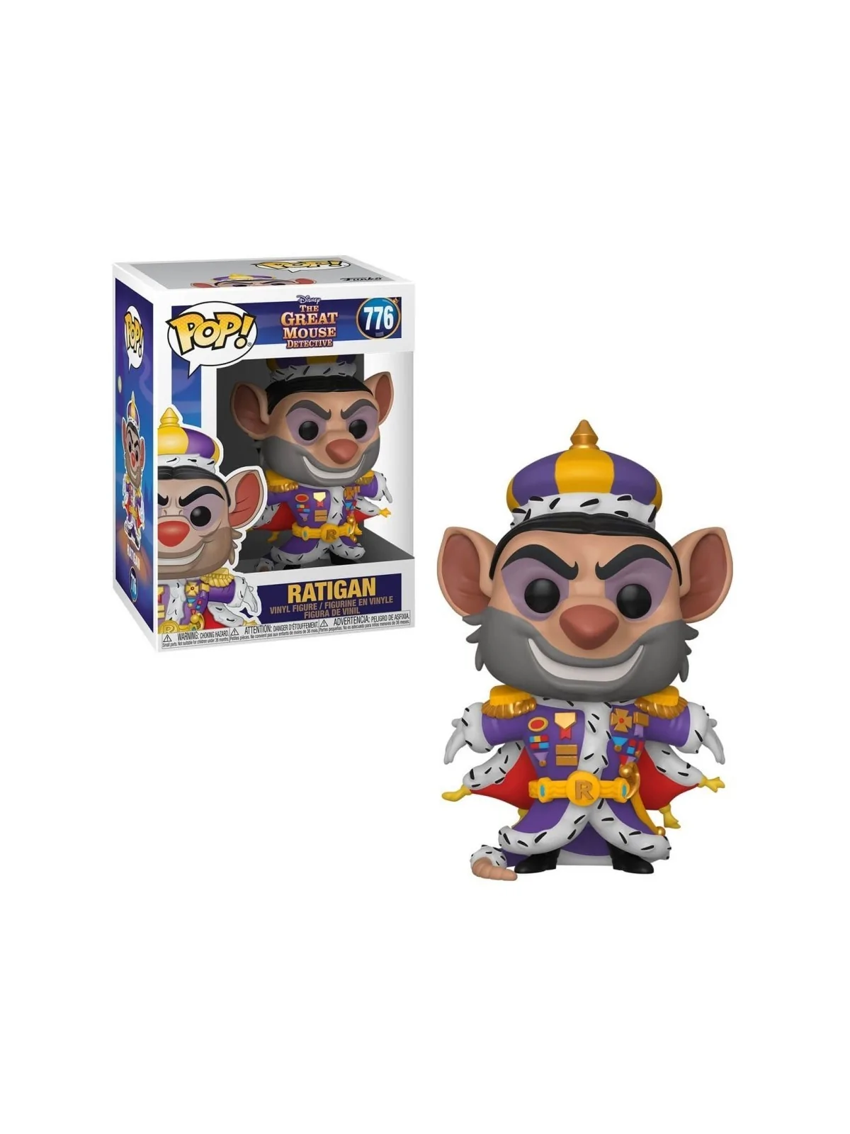 Funko POP! Disney El Gran Detective Raton Ratigan (776) de Funko en Funko Pop | La Cueva Roja