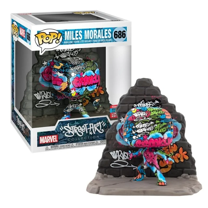 Funko POP! Marvel Miles Morales Efecto Graffiti Deco Exclusivo (686) de Funko en Funko Pop | La Cueva Roja