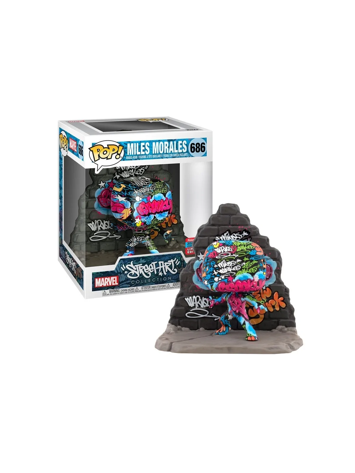 Funko POP! Marvel Miles Morales Efecto Graffiti Deco Exclusivo (686) de Funko en Funko Pop | La Cueva Roja