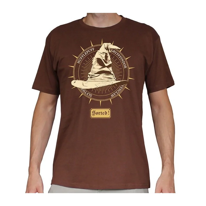 Camiseta Talla M Harry Potter Sombrero Seleccionador de ABYSSE en Merchandising | La Cueva Roja