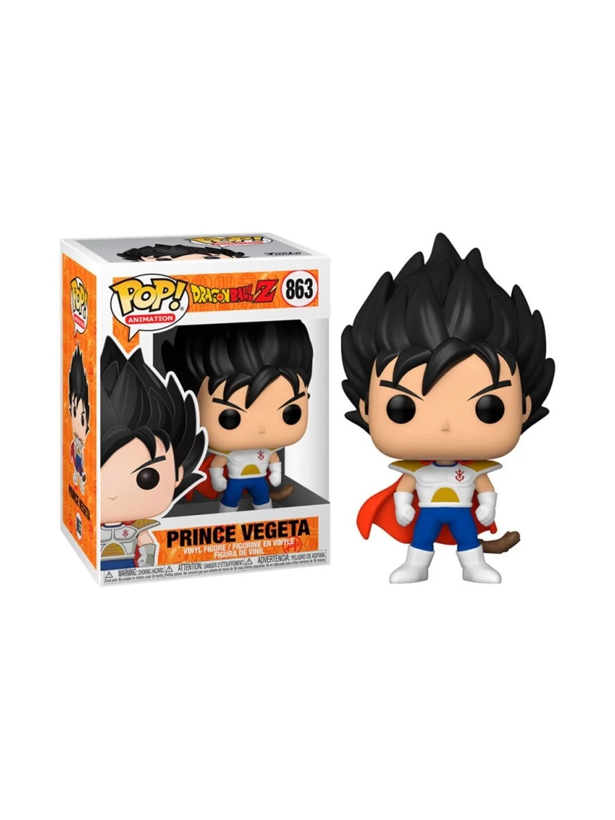 Funko POP! Dragon Ball Z Principe Vegeta Niño (863) de Funko en Funko Pop | La Cueva Roja
