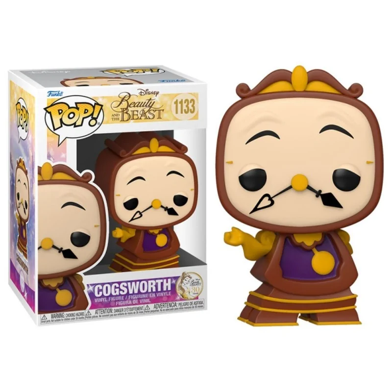 Funko POP! La Bella y La Bestia Cogsworth (1133) de Funko en Funko Pop | La Cueva Roja