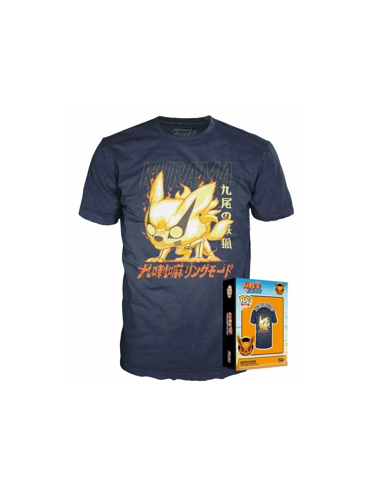 Camiseta Kurama Naruto Shippuden de Funko en Funko Pop | La Cueva Roja