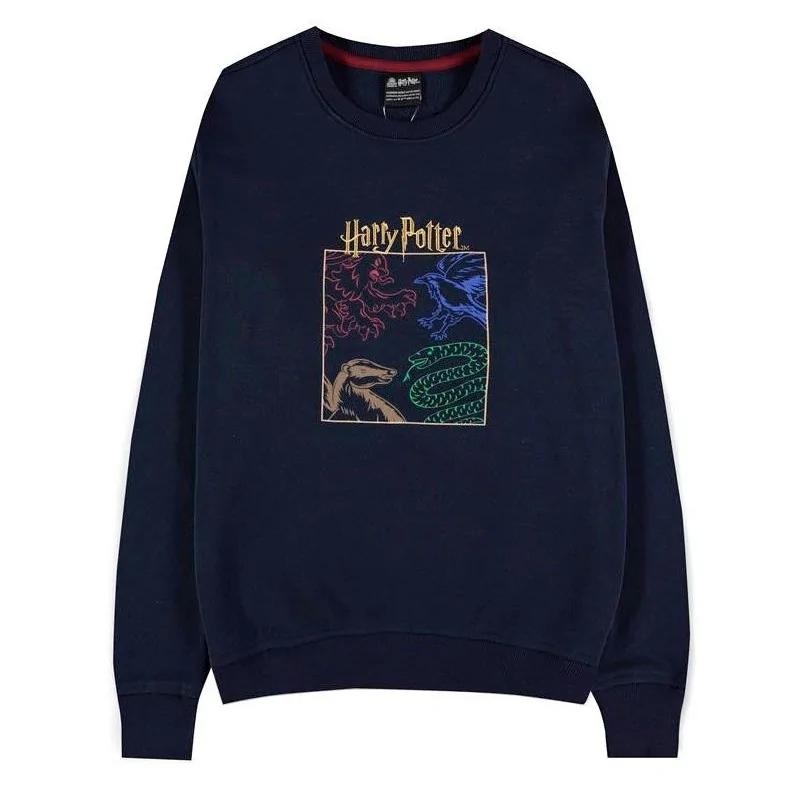 Sudadera House Crests Harry Potter de Difuzed en Ropa | La Cueva Roja