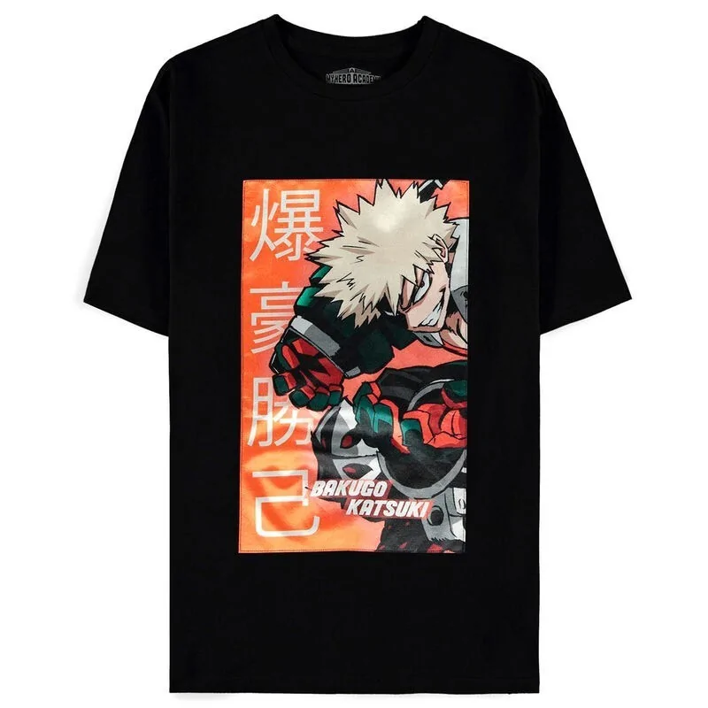 Camiseta Black Bakugo Katsuki My Hero Academia de Difuzed en Ropa | La Cueva Roja