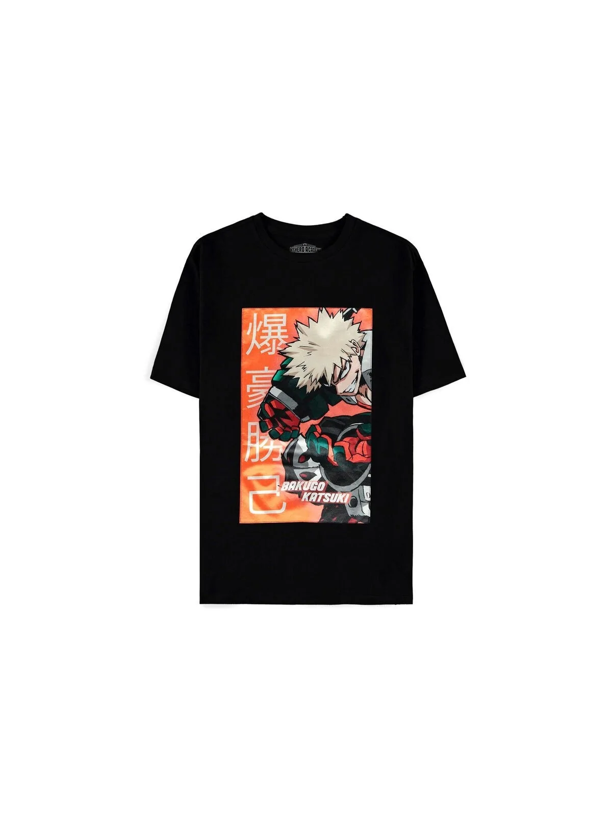 Camiseta Black Bakugo Katsuki My Hero Academia de Difuzed en Ropa | La Cueva Roja