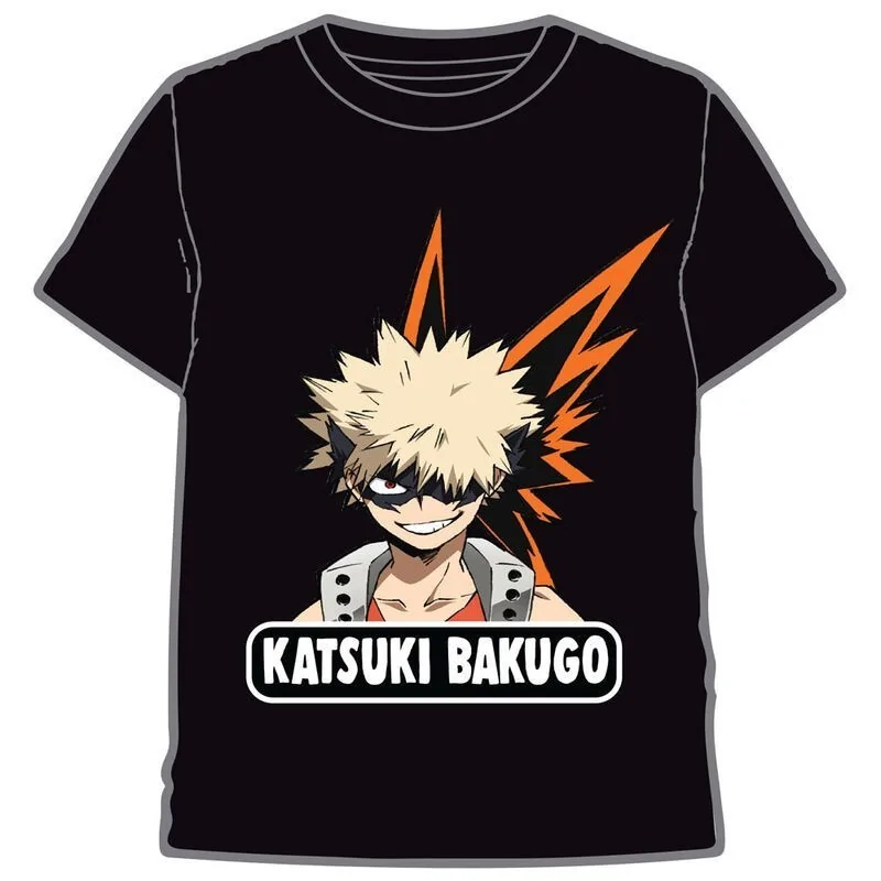 Camiseta Katsuki Bakugo My Hero Academia Adulto de bones en Ropa | La Cueva Roja