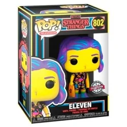 Funko POP! Stranger Things Eleven in Mall Outfit Black Light Exclusive (802) de Funko en Funko Pop | La Cueva Roja