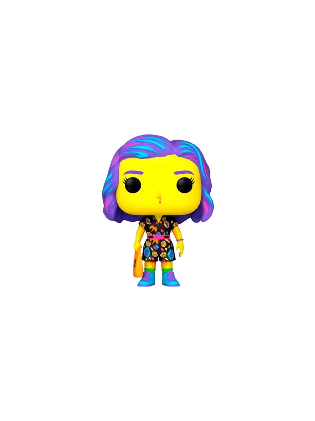 Funko POP! Stranger Things Eleven in Mall Outfit Black Light Exclusive (802) de Funko en Funko Pop | La Cueva Roja