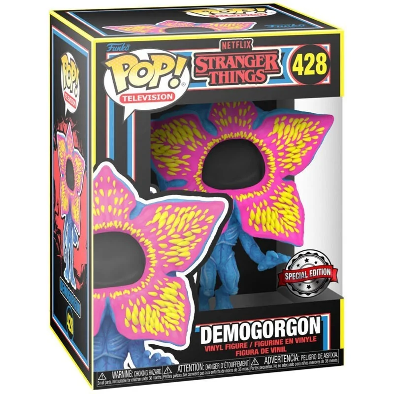 Funko POP! Stranger Things Open Face Demogorgon Black Light Exclusive (428) de Funko en Funko Pop | La Cueva Roja