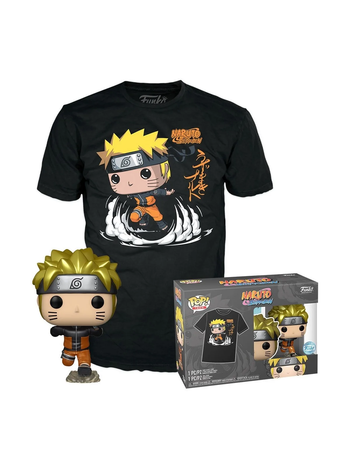POP & Tee Naruto Shippuden Exclusive de Funko en Funko Pop | La Cueva Roja