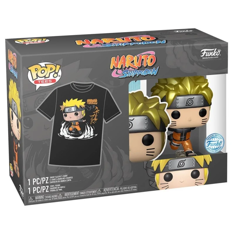 POP & Tee Naruto Shippuden Exclusive de Funko en Funko Pop | La Cueva Roja
