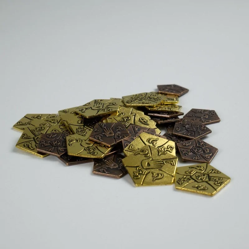 Sleeping Gods: Monedas Metálicas de Maldito Games en Accesorios | La Cueva Roja