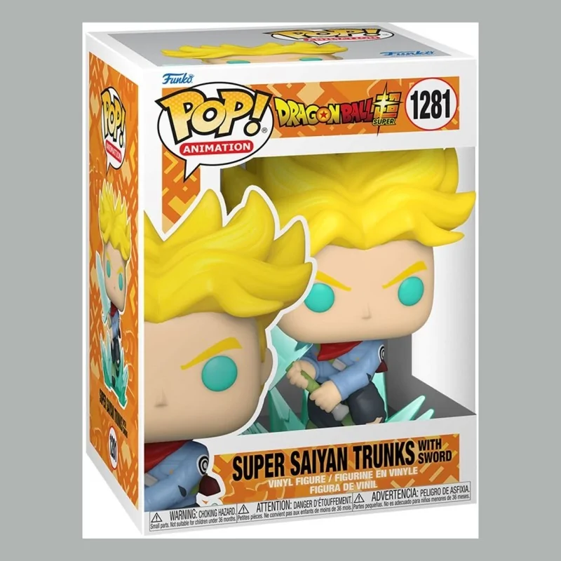 Funko Pop! Dragon Ball Super: Saiyan Trunks con Espada (1281) de Funko en Funko Pop | La Cueva Roja