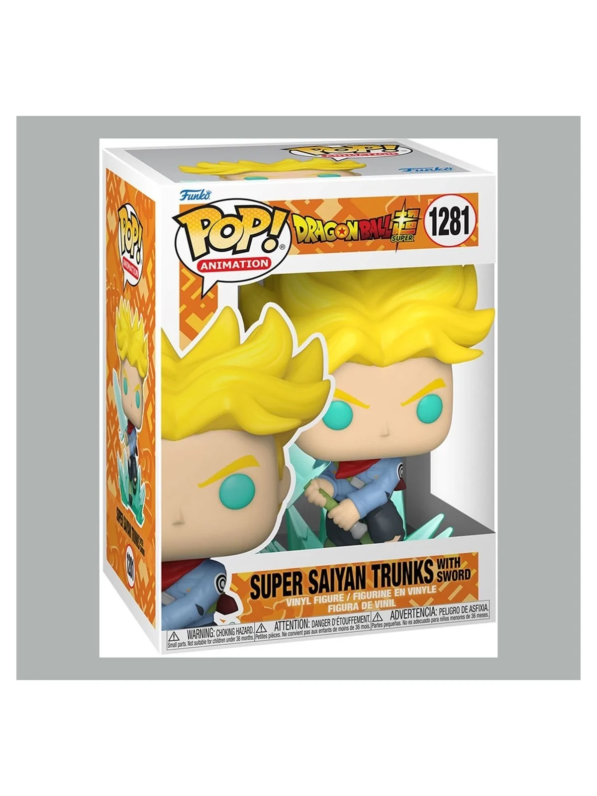 Funko Pop! Dragon Ball Super: Saiyan Trunks con Espada (1281) de Funko en Funko Pop | La Cueva Roja