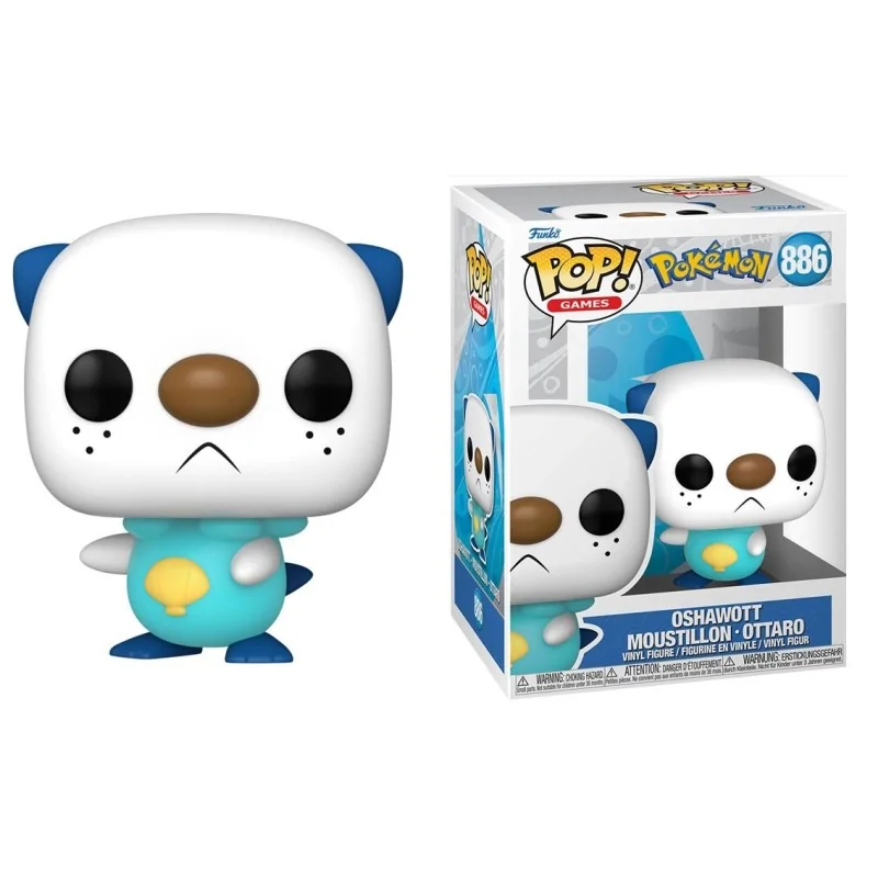 Funko Pop! Pokemon Oshawott (886) de Funko en Funko Pop | La Cueva Roja
