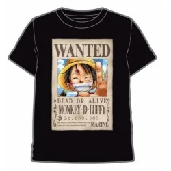 Camiseta One Piece Wanted de Last Level en Ropa | La Cueva Roja