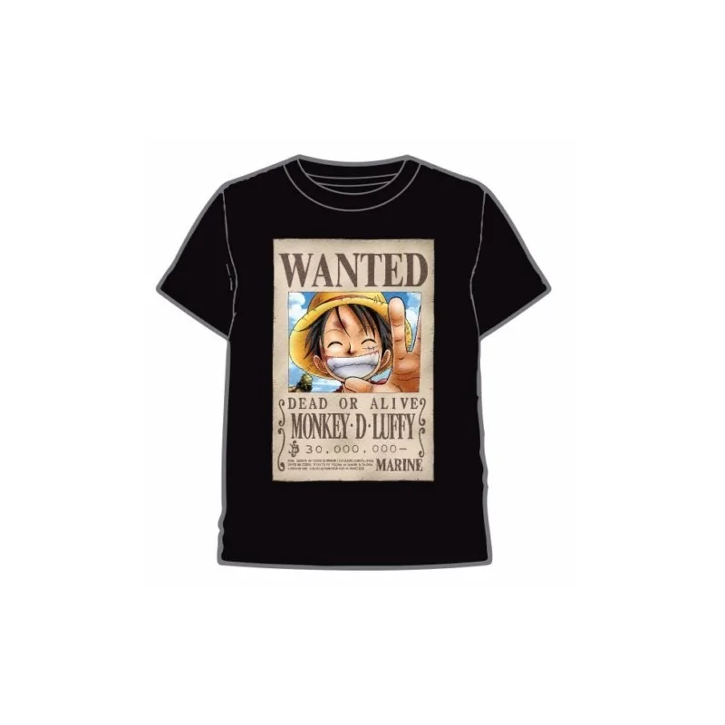 Camiseta One Piece Wanted de Last Level en Ropa | La Cueva Roja