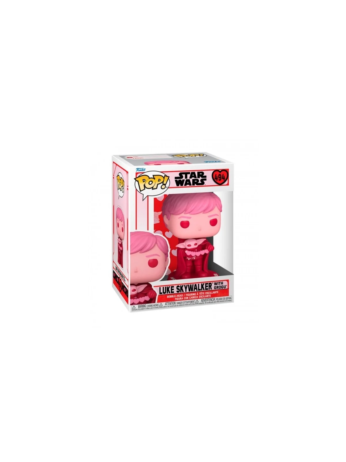 Funko Pop! Valentines S2 Star Wars: Luke & Grogu (494) de Funko en Funko Pop | La Cueva Roja