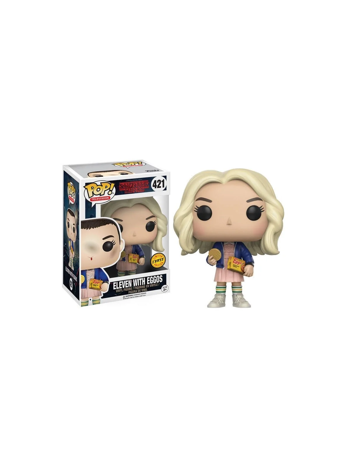 Funko POP! Stranger Things Eleven with Eggos Chase (421) de Funko en Funko Pop | La Cueva Roja