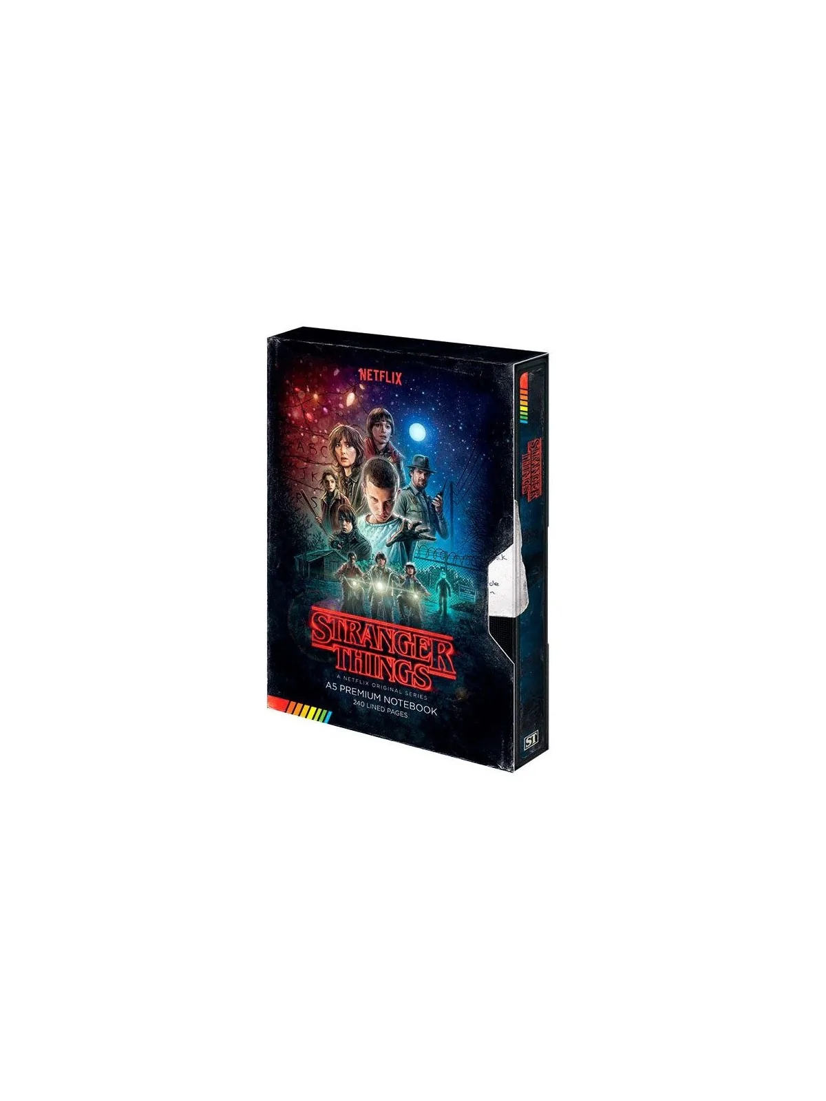 Stranger Things: Cuaderno A5 Premium VHS de Pyramid en Papelería | La Cueva Roja