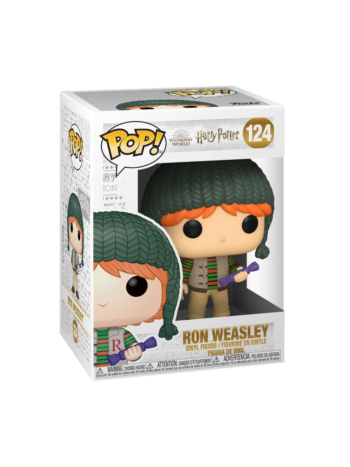 Funko POP! Harry Potter: Holiday Ron Weasley (124) de Funko en Funko Pop | La Cueva Roja