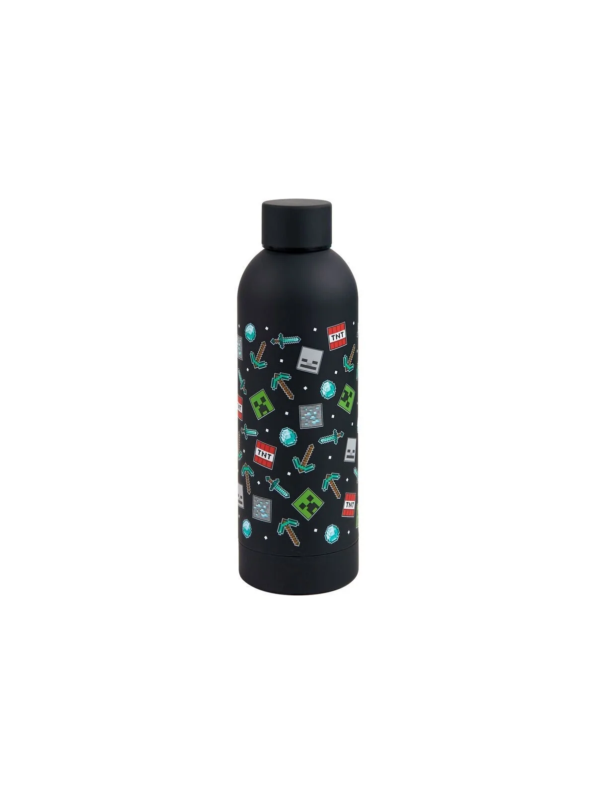 Botella Acero Inoxidable Minecraft 500ml de MOJANG STUDIOS en Tazas - Vasos | La Cueva Roja