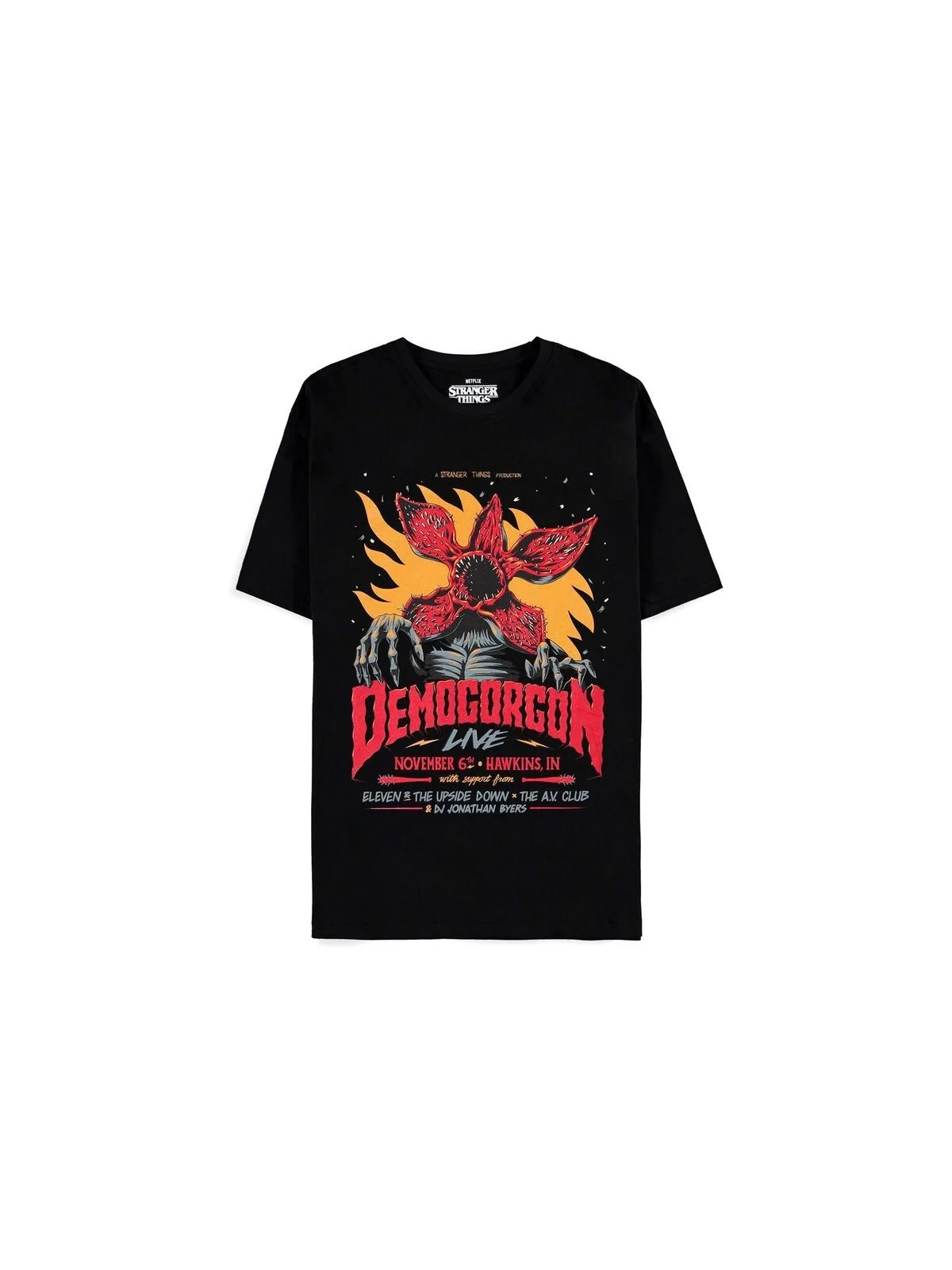 Stranger Things: Camiseta Demogorgon de Difuzed en Ropa | La Cueva Roja