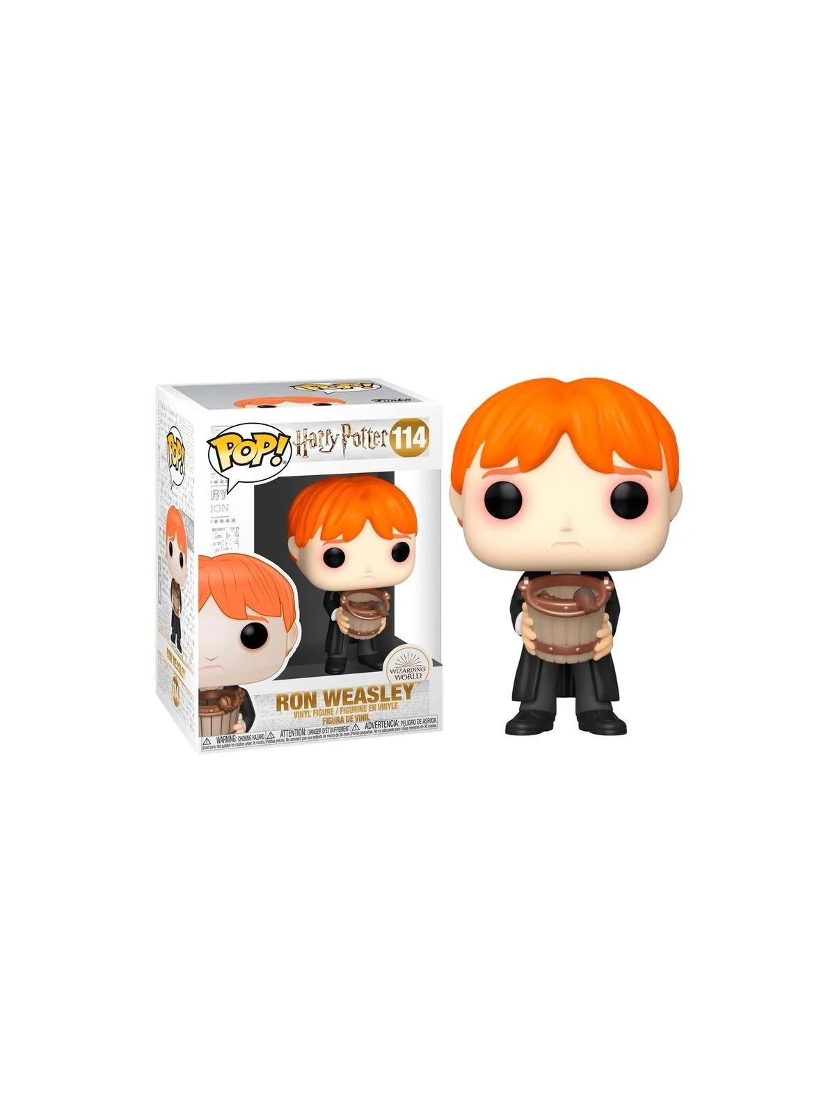 Funko POP! Harry Potter Ron Puking Slugs with Bucket (114) de Funko en Funko Pop | La Cueva Roja