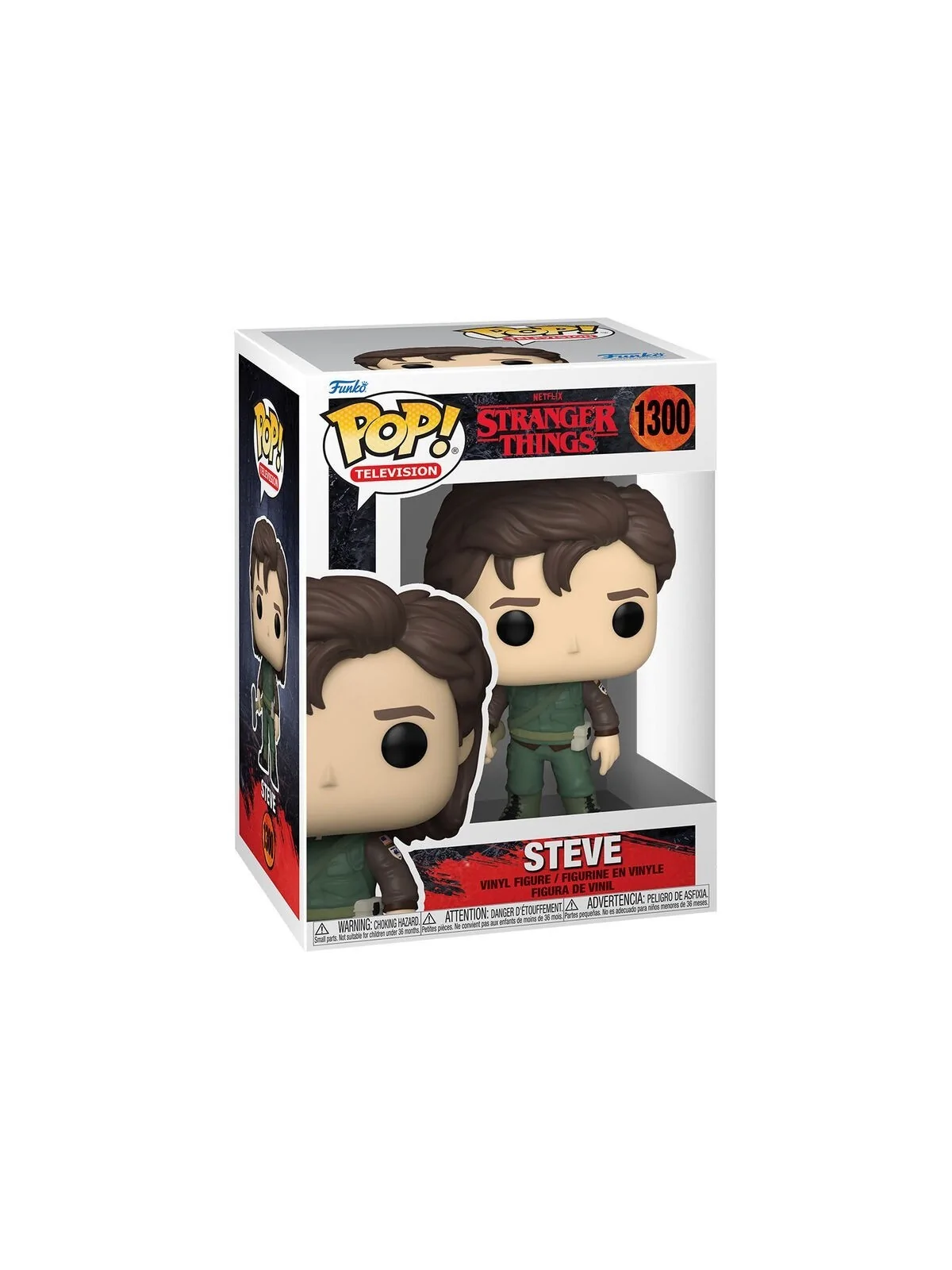 Funko POP! Stranger Things Hunter Steve (1300) de Funko en Funko Pop | La Cueva Roja