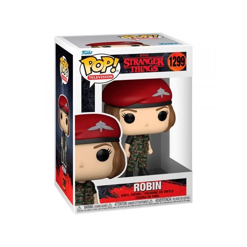 Funko POP! Stranger Things Hunter Robin (1299) de Funko en Funko Pop | La Cueva Roja