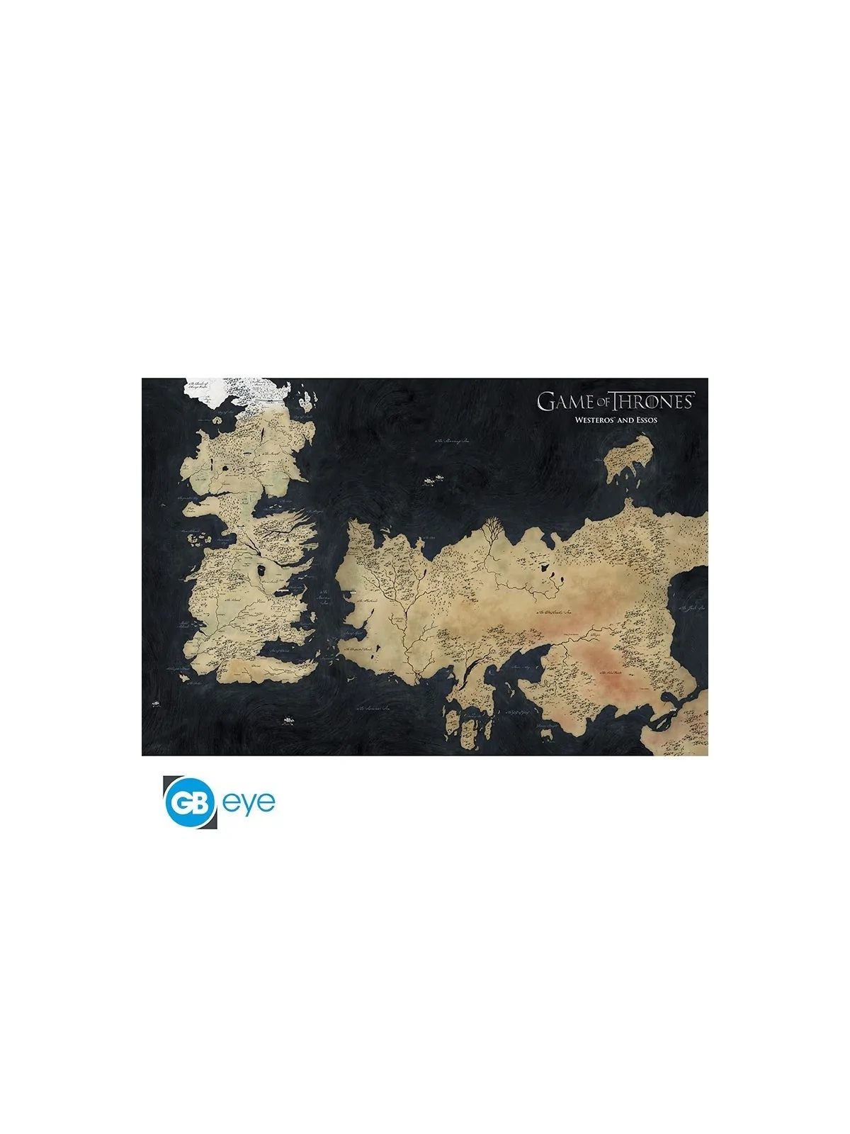 Poster La Casa del Dragón: Westeros Map de ABYSSE en Ofertas | La Cueva Roja