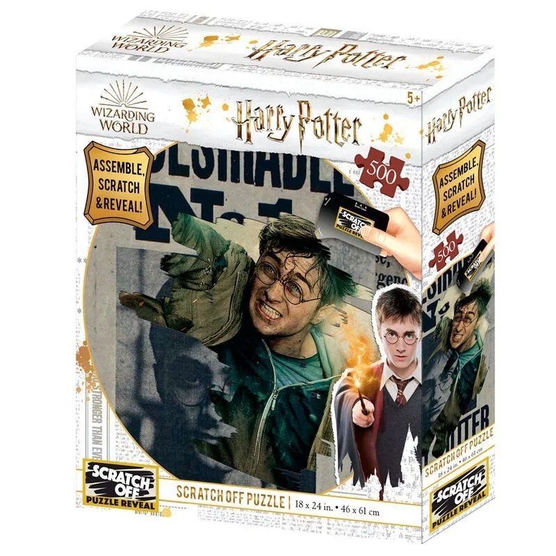 Puzzle para Rascar Wanted Harry Potter 500pzs de PRIME 3D en Otros | La Cueva Roja