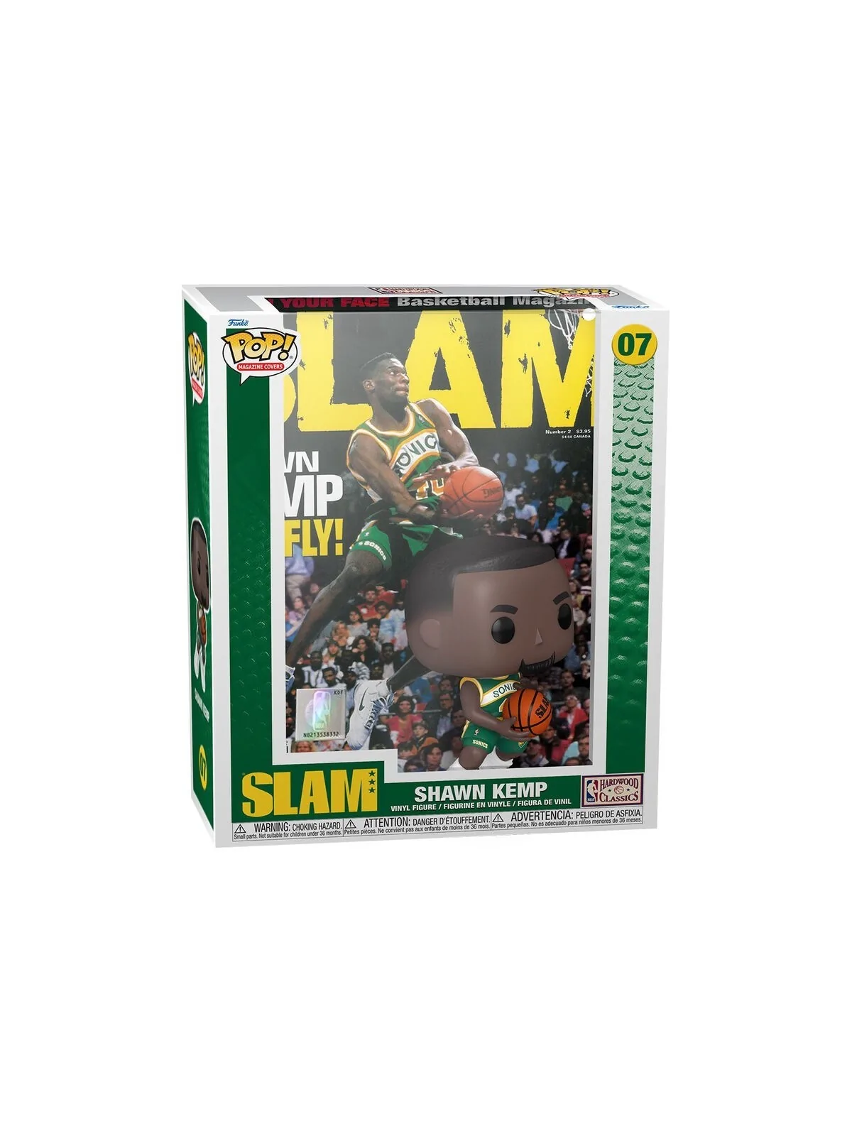 Funko POP! NBA SLAM Shawn Kemp (07) de Funko en Funko Pop | La Cueva Roja